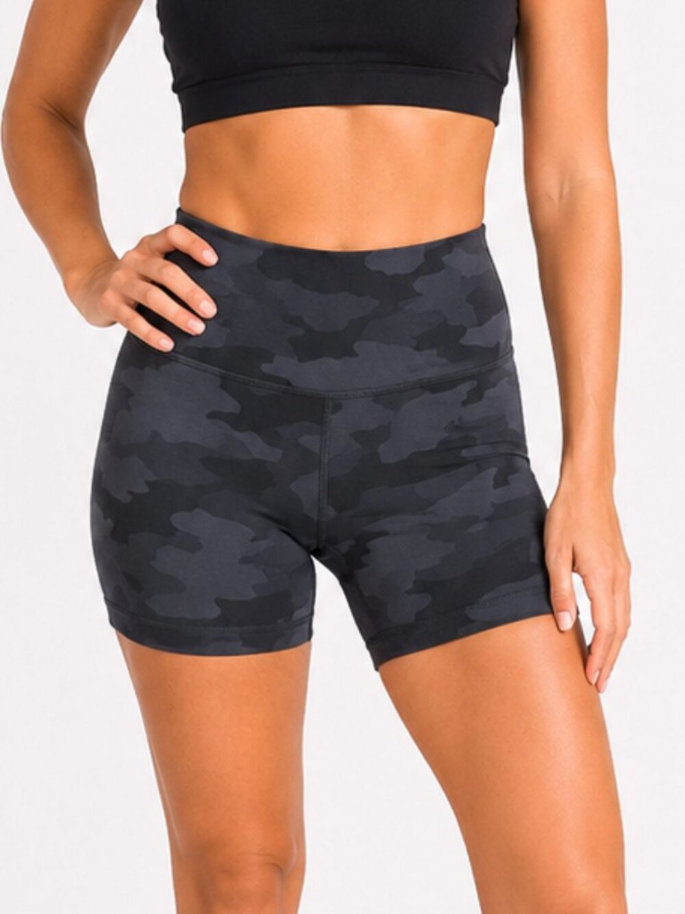 Lululemon Align High-Rise Shorts Heritage 365 Camo Deep Coal Size 0